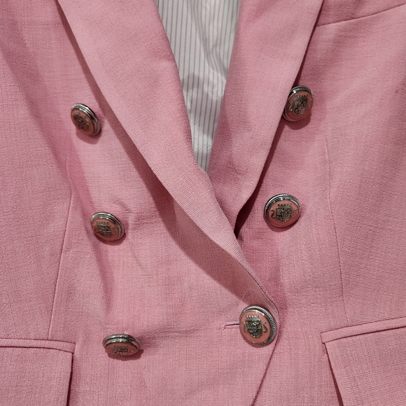 Veronica Beard Miller Dickey Jacket Pink Size 2 - Picture 6 of 10